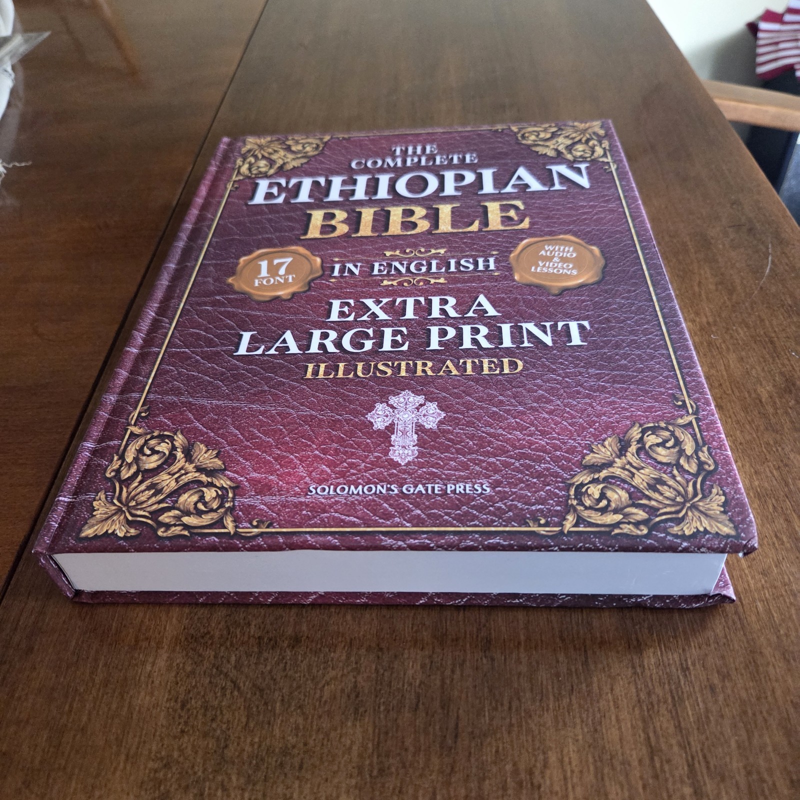 Ethiopian Bible in English Extra Large Print Solomon&rsquo;s Gate Press HC Book