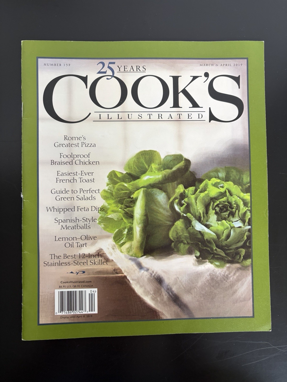 Lot of 6 Cook&rsquo;s Illustrated Magazine Issues. Late 2010s