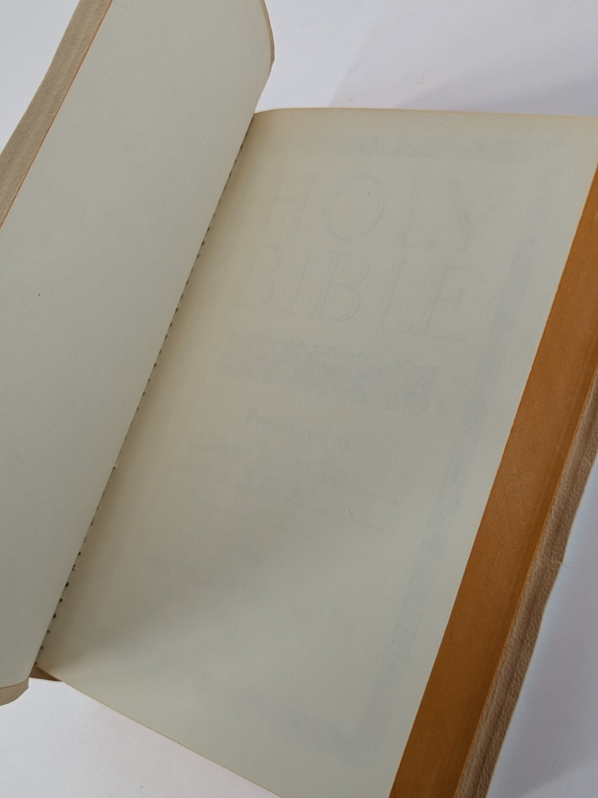✝️Holy Bible Self-Pronouncing Illustrated White Cover KJV World Publishing 70&rsquo;s?