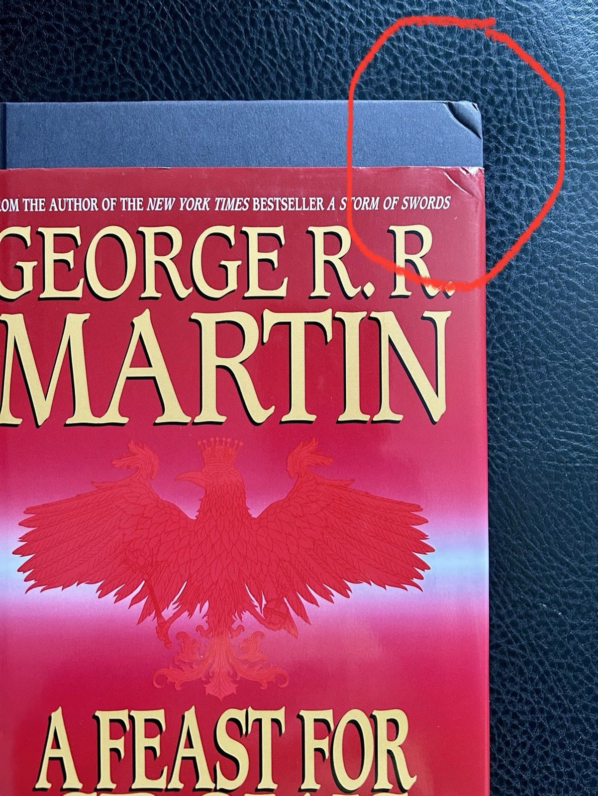 A Feast for Crows George R R Martin Book Club Edition BCE Game Of Thrones 2005