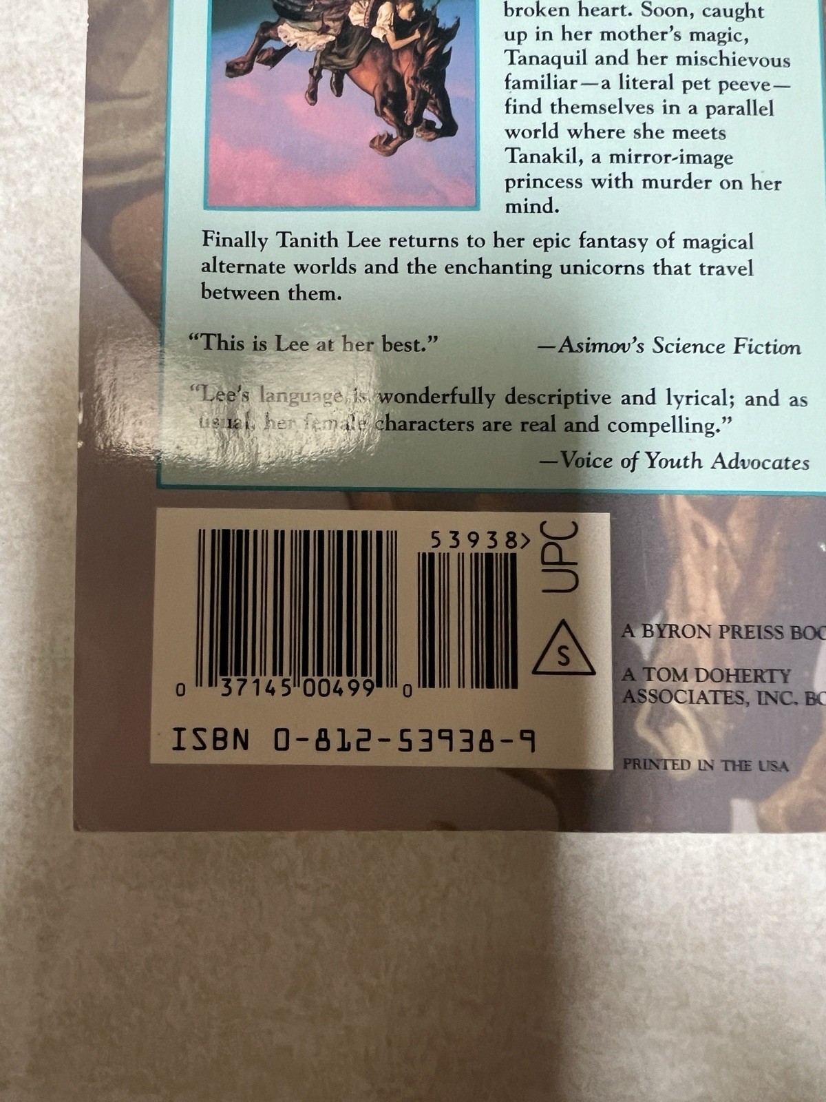 Tanith Lee Unicorn Series Paperbacks: Black, Gold & Red Unicorn