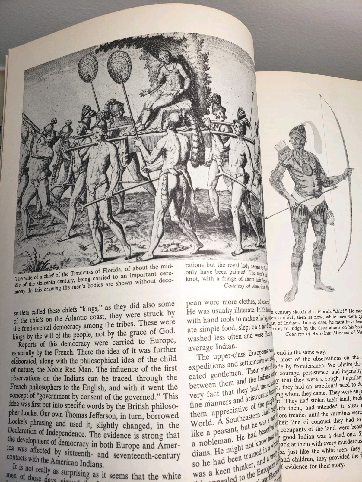 A Pictorial History of the American Indian, by Oliver La Farge, 1957 HCDJ