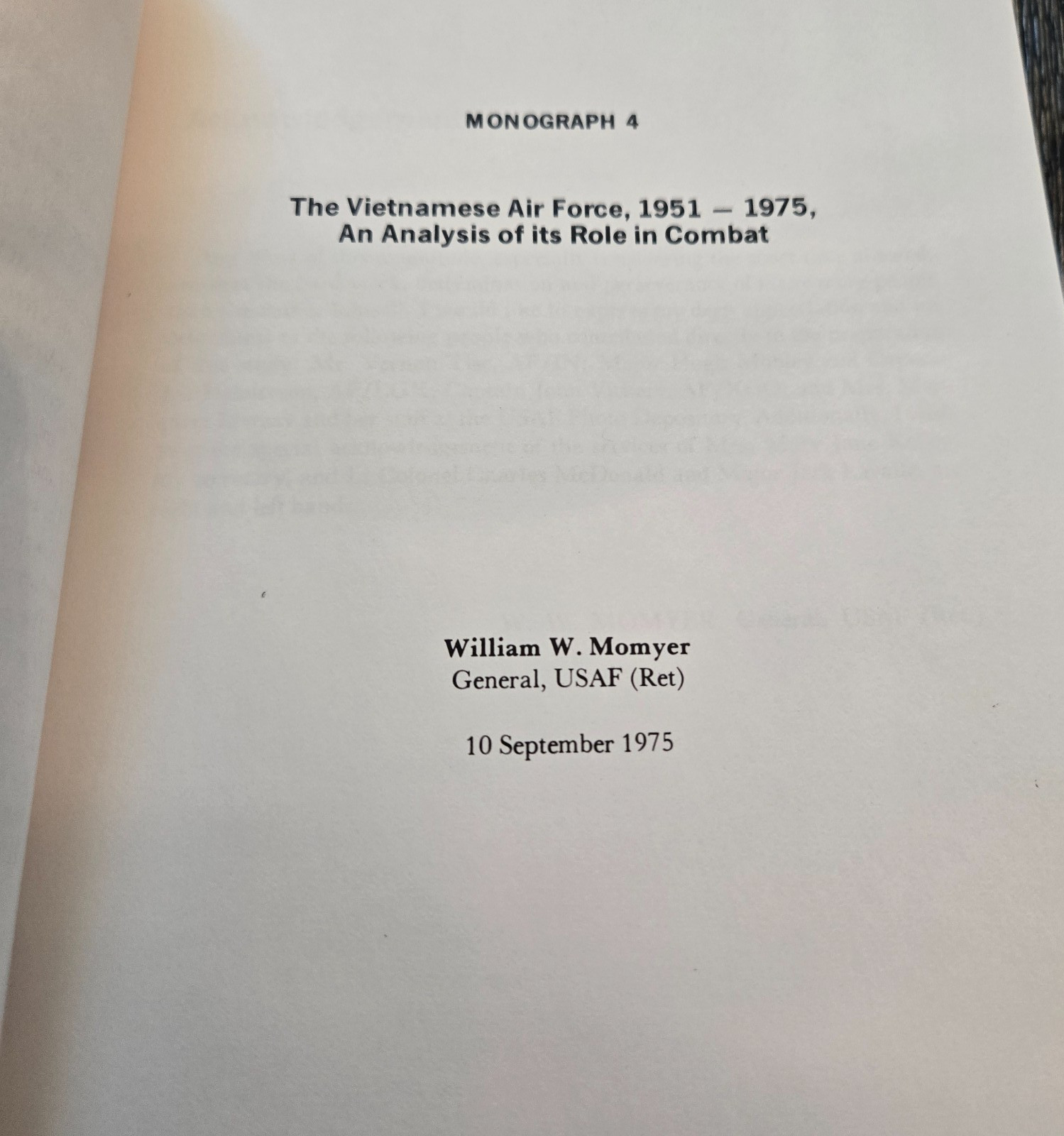 USAF Southeast Asia Monograph Series Vol 1 and Vol 3