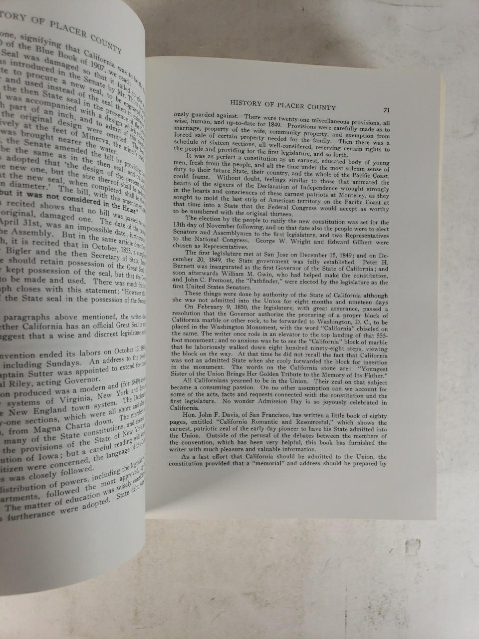 History of Placer and Nevada Counties by W. B. Lardner & M. J. Brock (1924)