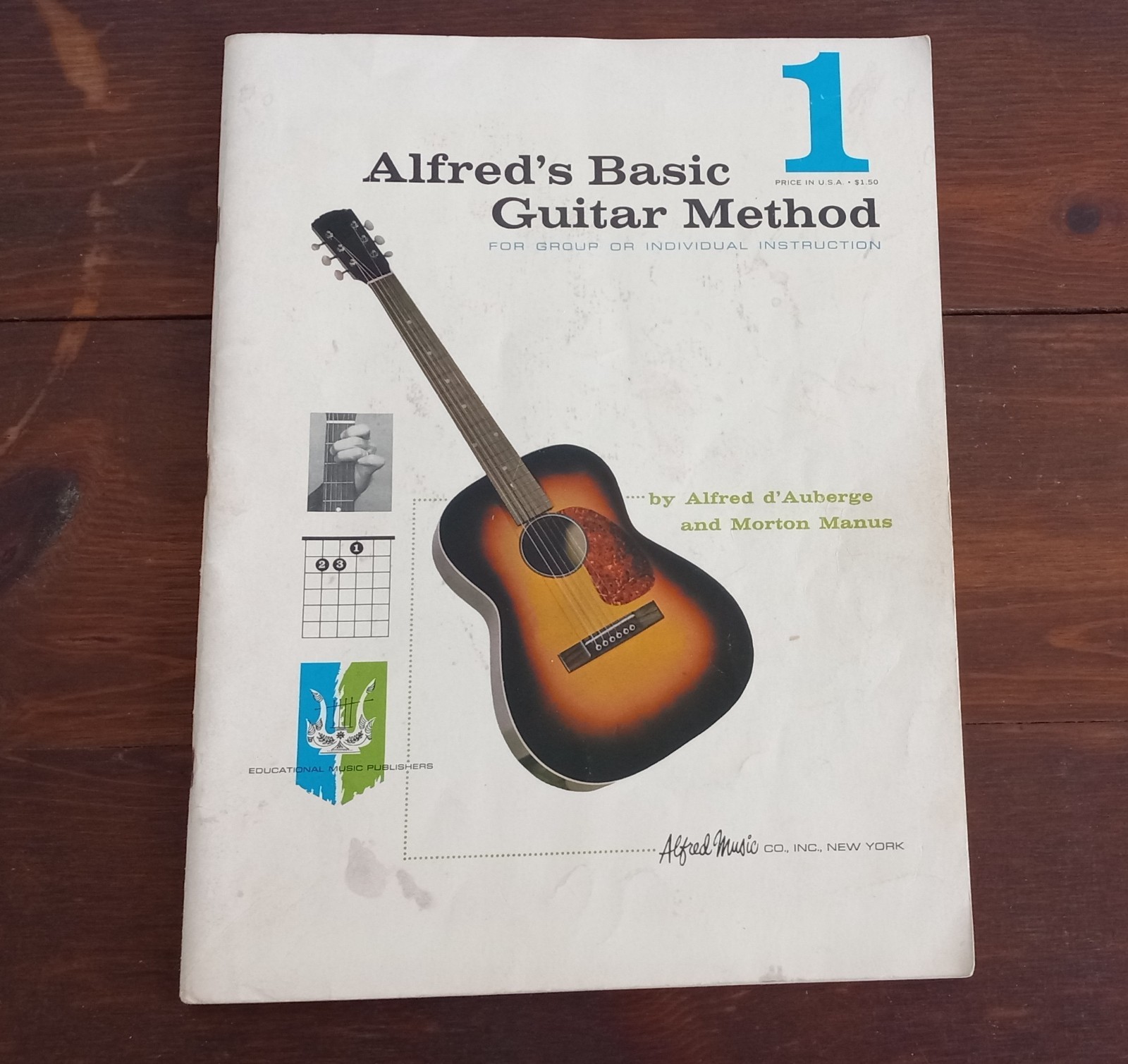 Vintage 1959 Alfred&rsquo;s Basic GUITAR Method #1 47 Pages