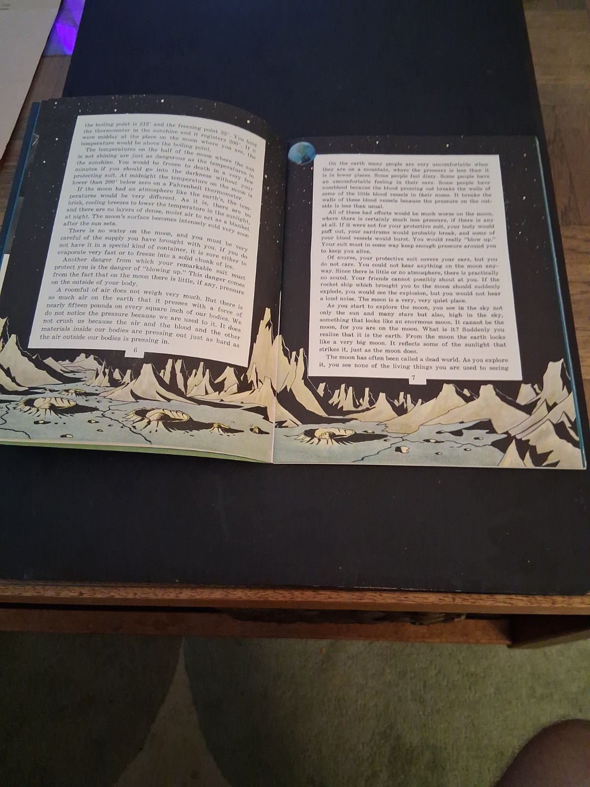 Earth&rsquo;s Nearest Neighbor Moon Book 1966 Edition Bertha Parker Paperback V. G.