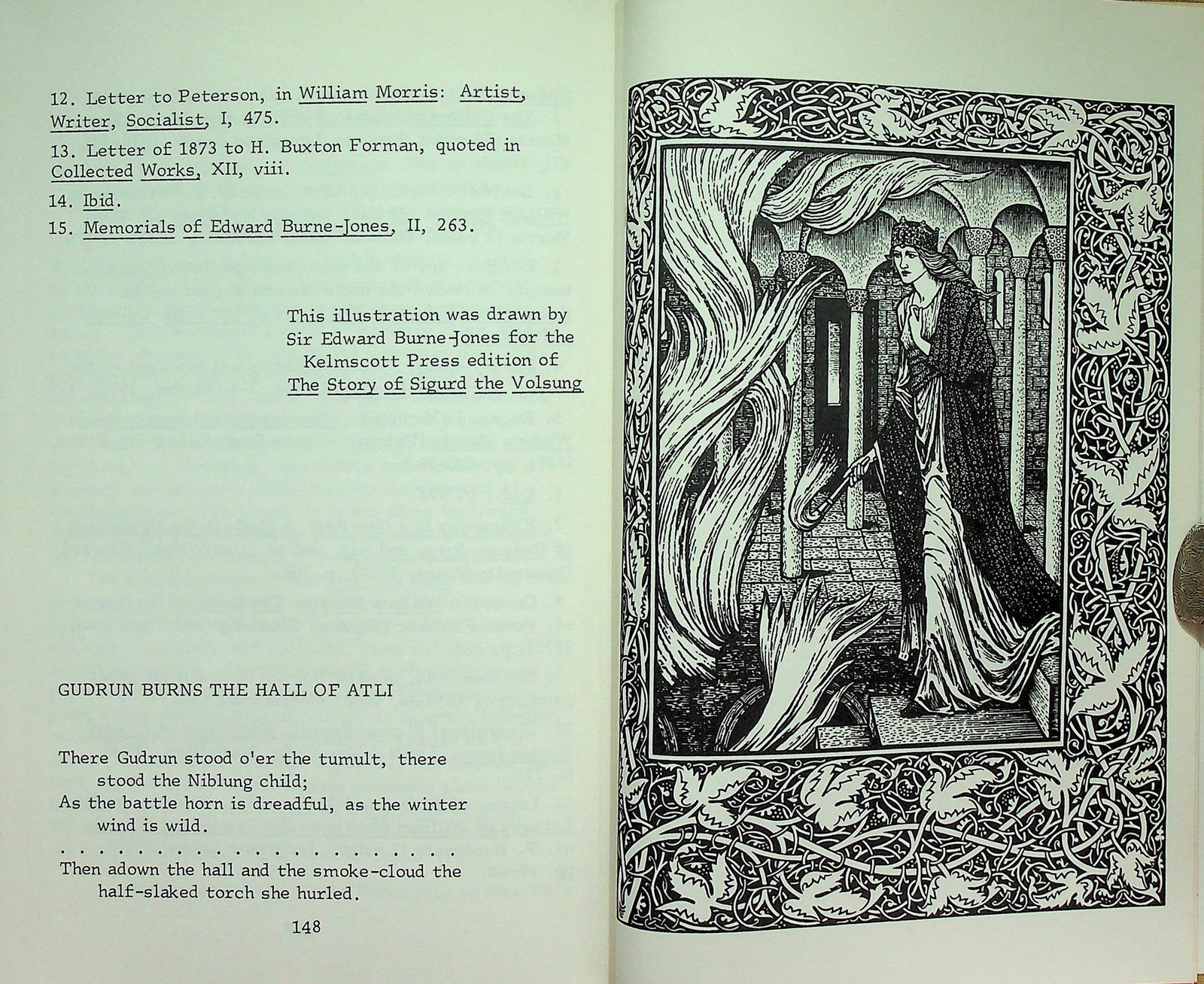 The After-Summer Seed William Morris Sigurd the Volsung Society 1978 Hollow HC