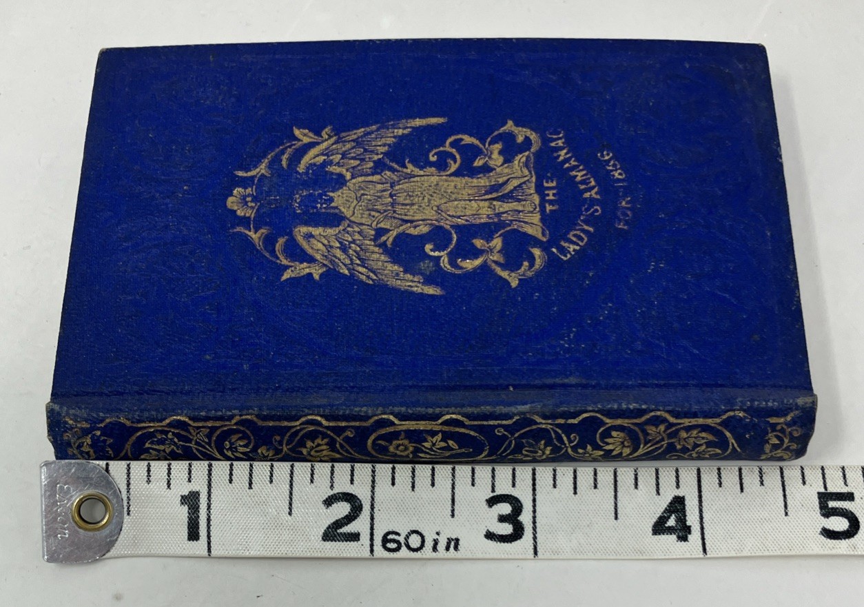 The Lady&rsquo;s Almanac for 1856 Boston MA Miniature Book