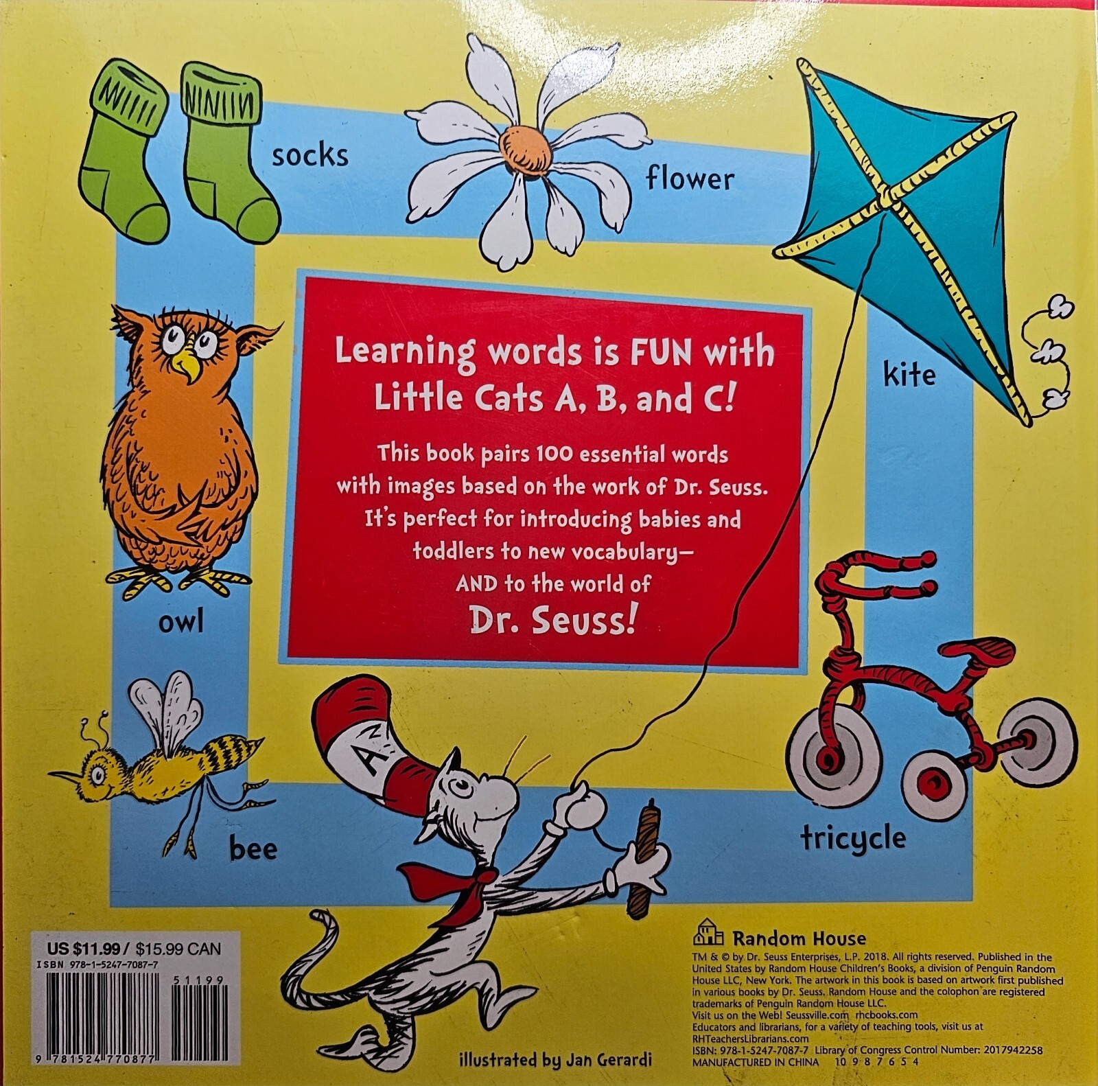 Dr. Seuss&rsquo;s 100 First Words by Seuss (2018, Children&rsquo;s Board Books)