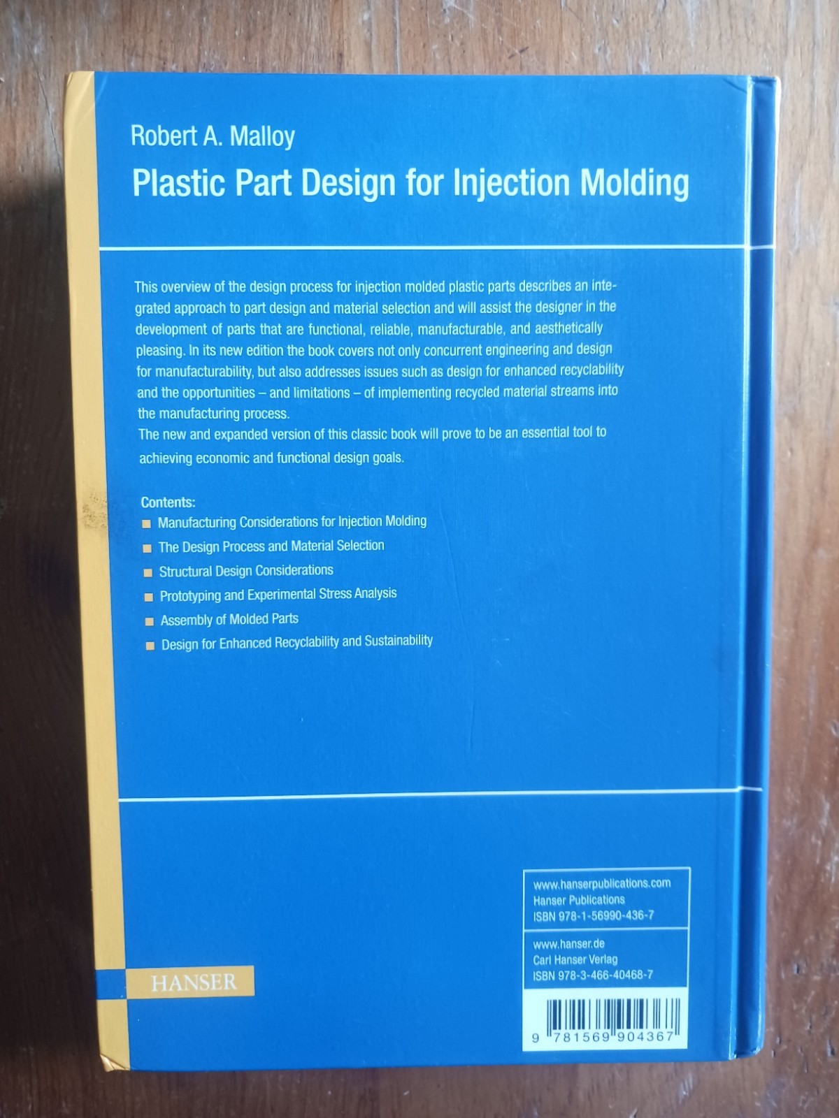 Plastic Part Design for Injection Molding 2E : An Introduction by Robert A….