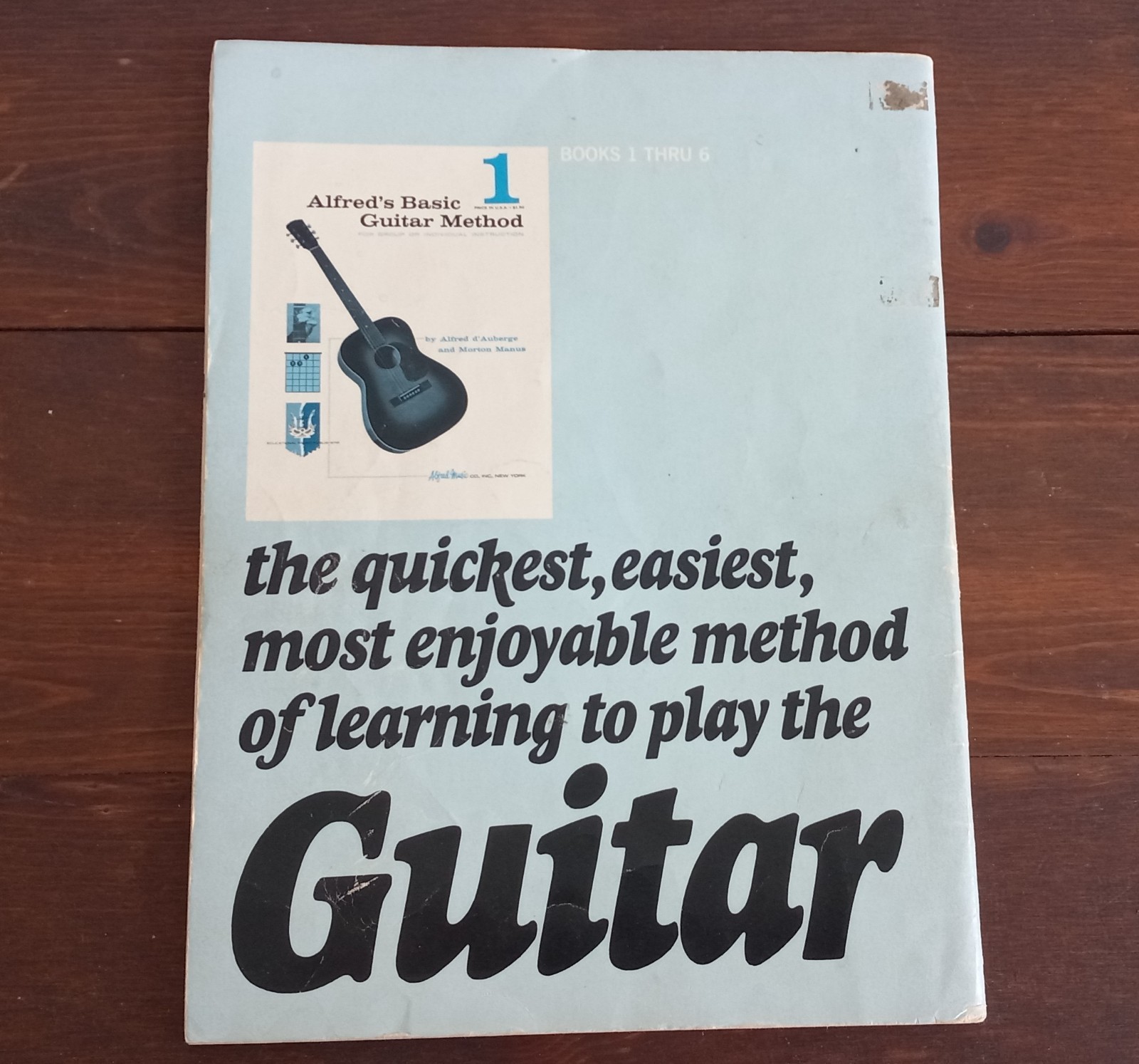 Vintage 1959 Alfred&rsquo;s Basic GUITAR Method #1 47 Pages