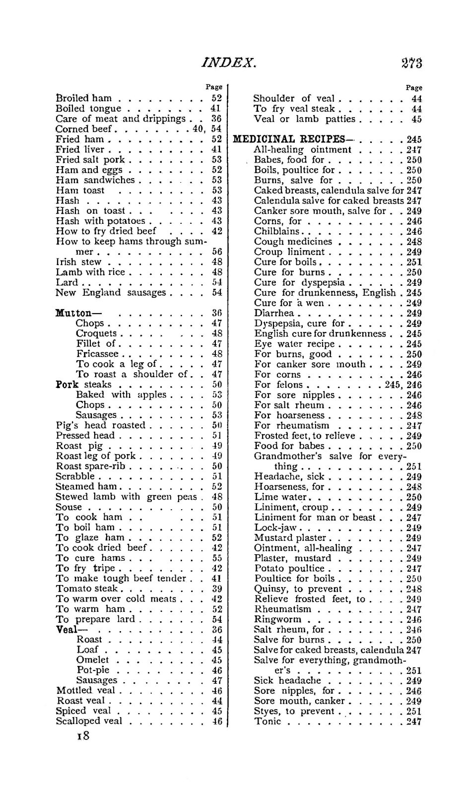 1876 « 76 » A Cook Book 286 Pages