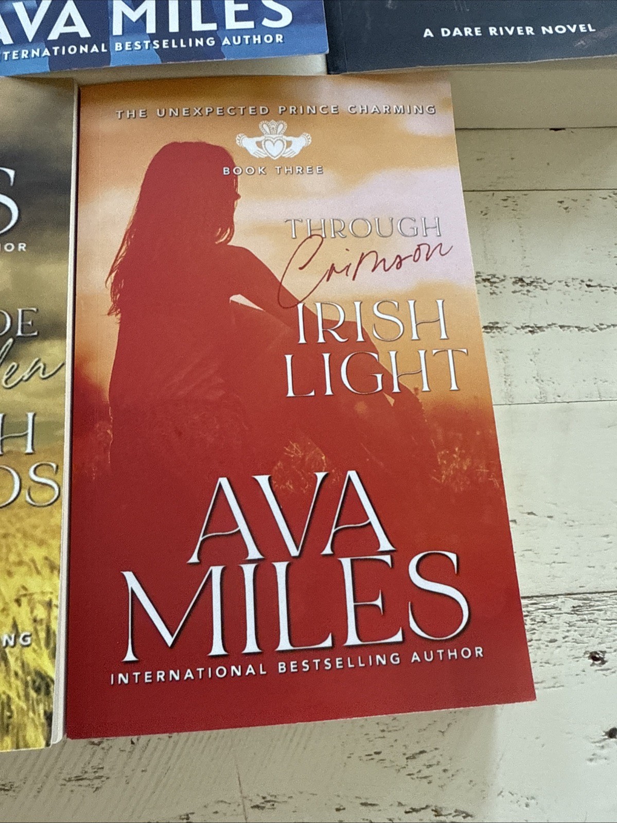 Lot of 5 Ava Miles Romance Books Paris Roommates Irish Series Dare River Novel