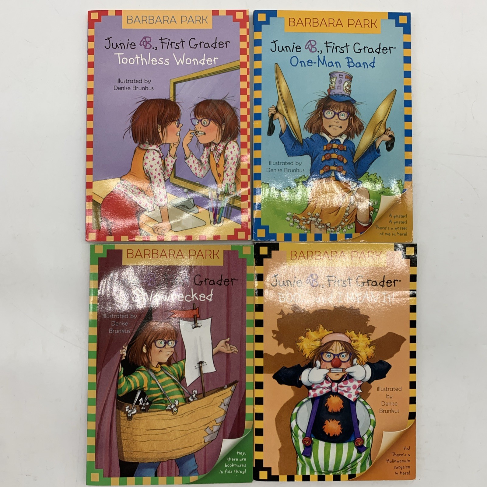 Junie B Jones Barbara Park Lot 25 School Girl Chapter Book Illustrated Grade 1 2