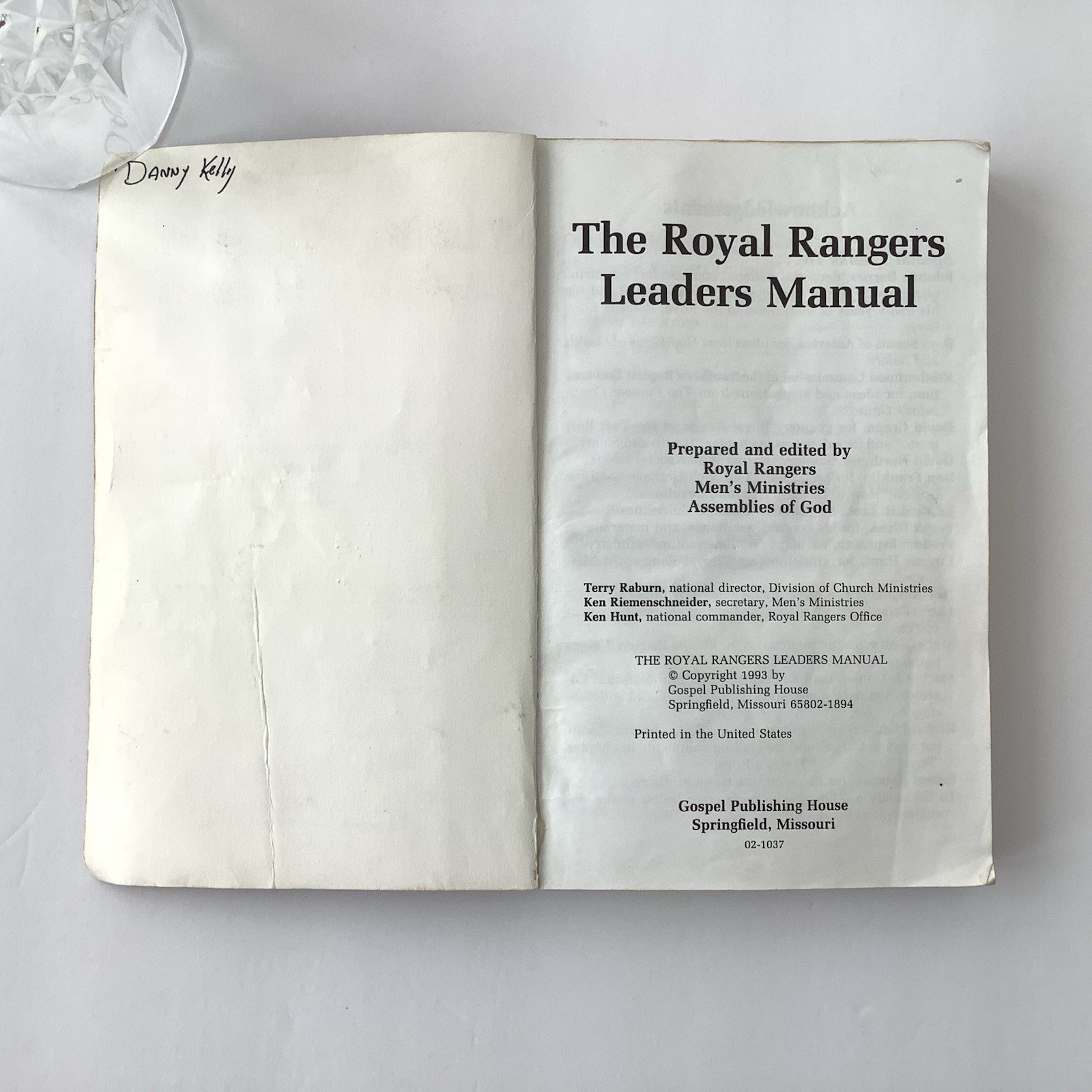 Royal Rangers Leaders Manual 1993 Commander Guide Book Gospel Publishing House