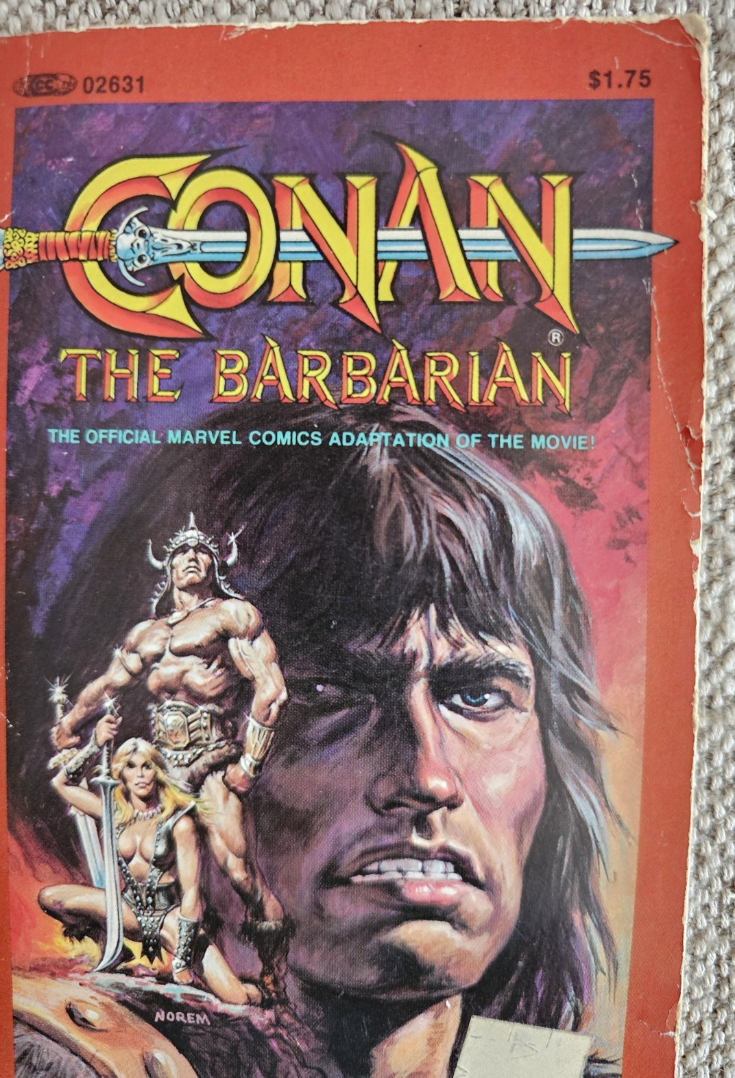 Conan The Barbarian The Official Marvel Comics Illustrated Books 1st Ed 1982