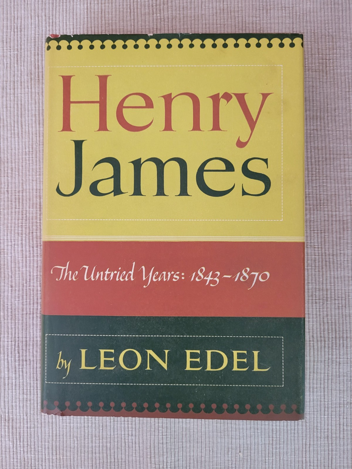 Leon Edel Henry James Biography Complete 5 Vol Set Lippincott Hardcover DJs
