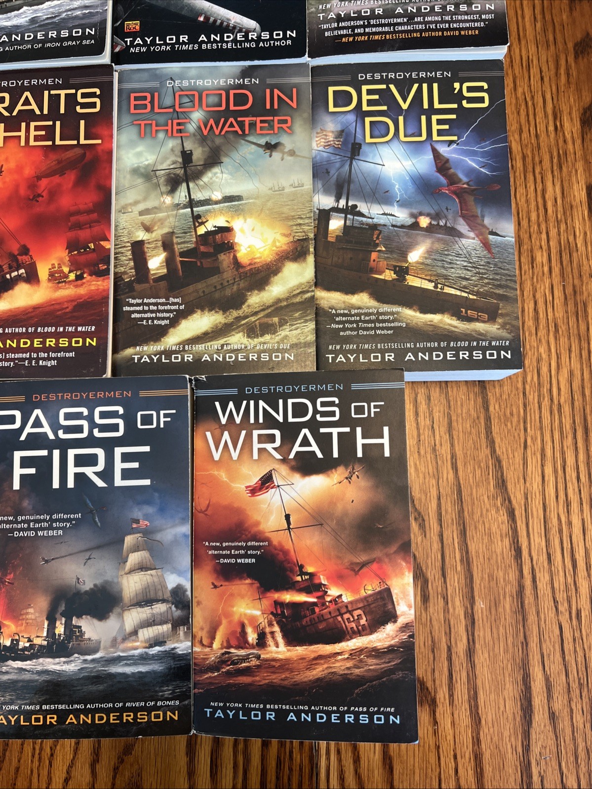 Complete Destroyermen Series 1-15, Paperback, Taylor Anderson Lot