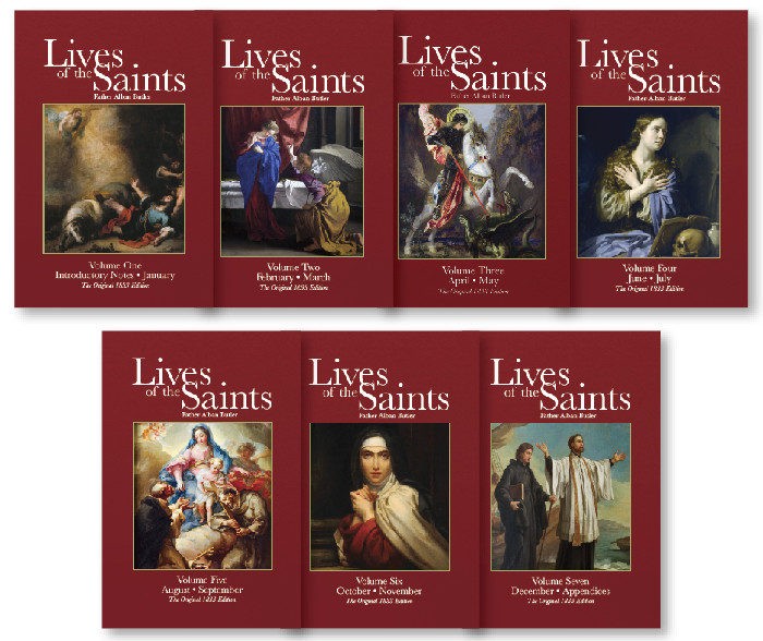 Complete Butler&rsquo;s Lives of the Saints Set Volumes 1-7
