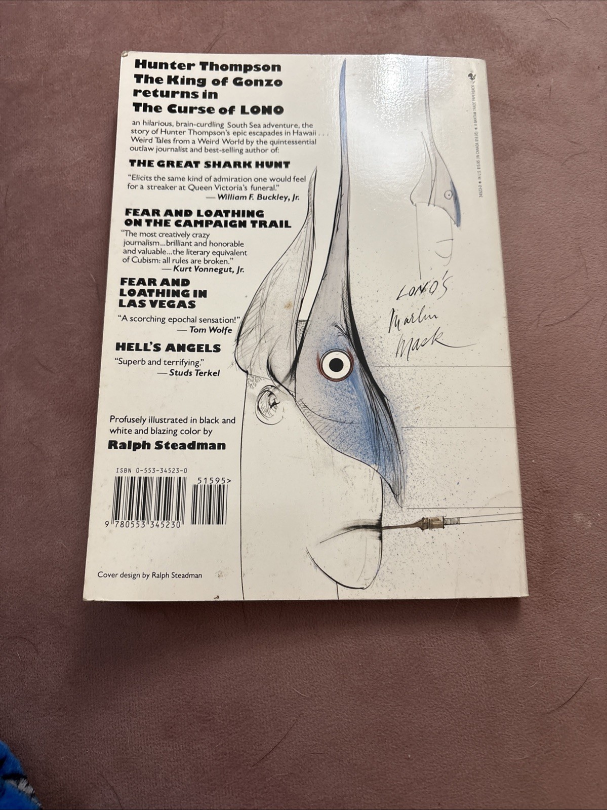 The Curse of Lono by Hunter S. Thompson (Paperback)