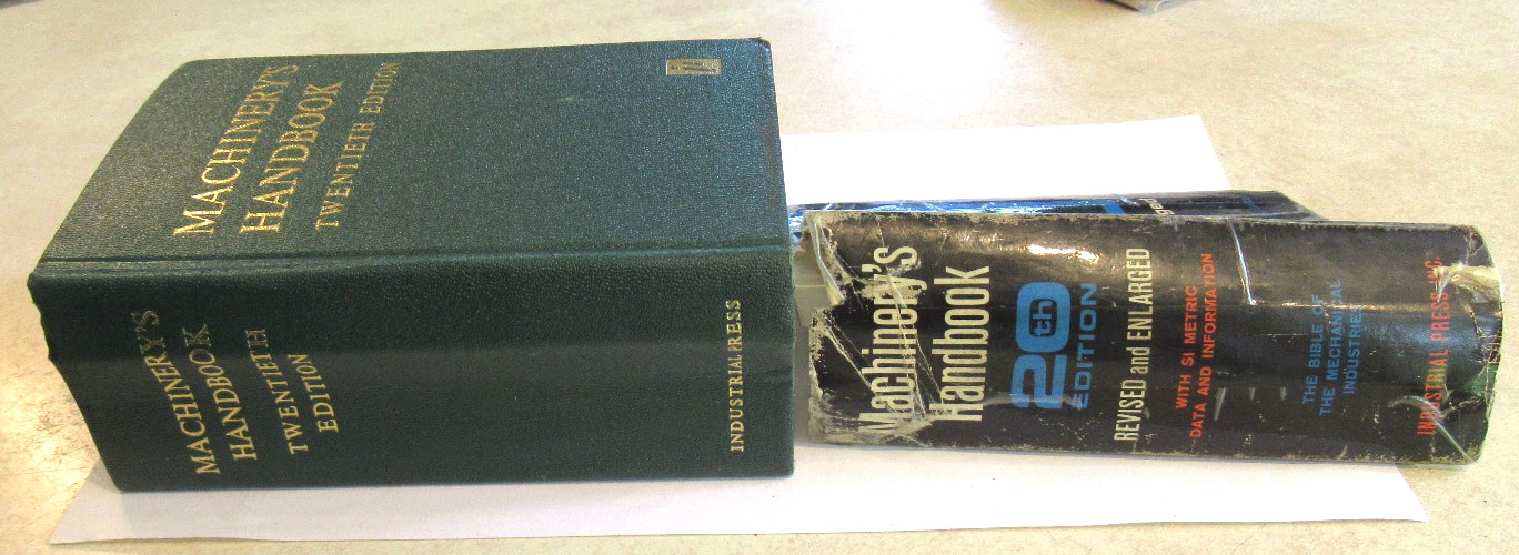 Machinery&rsquo;s Handbook 20th Edition Third Printing 1976