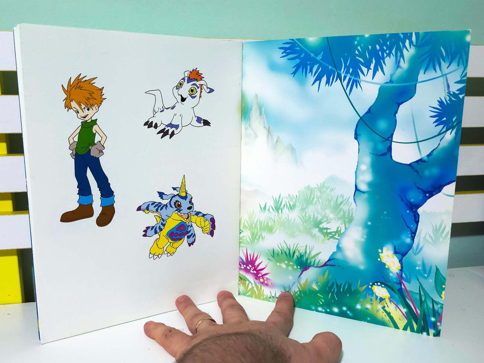 Digimon Digital Monsters Create-a-Scene Book! 2000 Children&rsquo;s Fun Activity Book