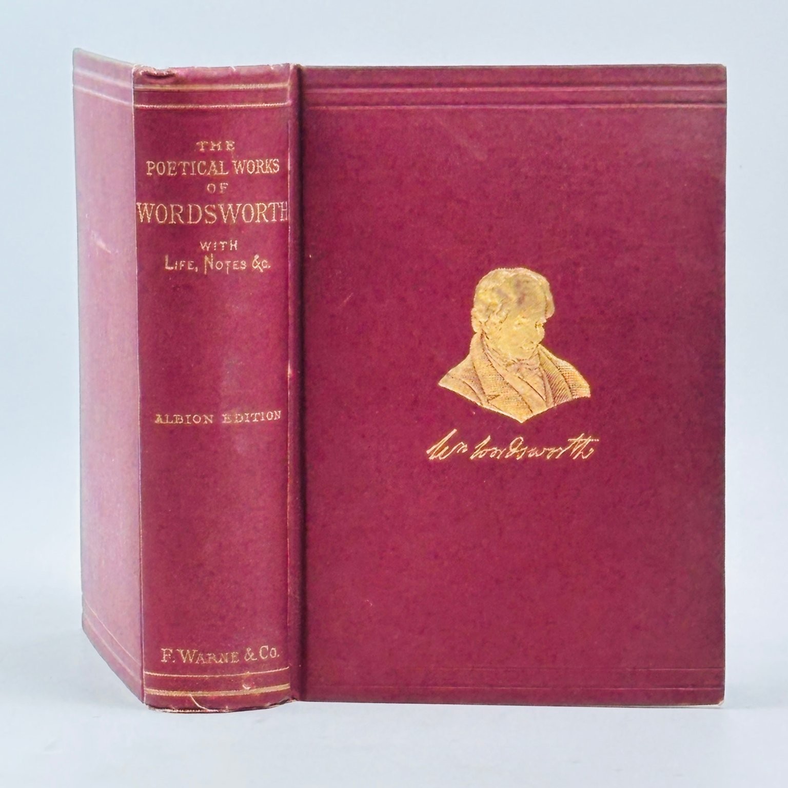 Poetical Works of Wordsworth 1891 Albion Edition – Poetry -Frederick Warne & Co