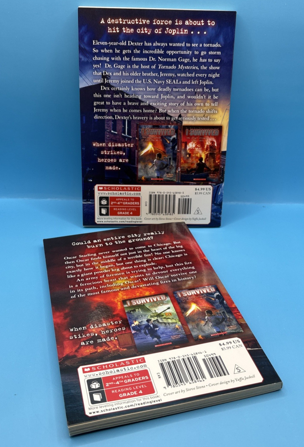 2010s Lot of 15 « I Survived » Scholastic Chapter Paperback Books- New, Never Read