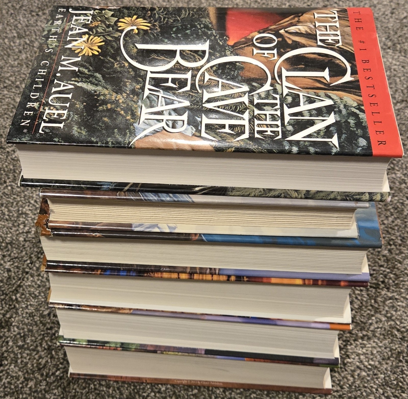Clan of the Cave Bear (Earth&rsquo;s Children) Full Series 6 Books, HCDJ, Jean M. Auel