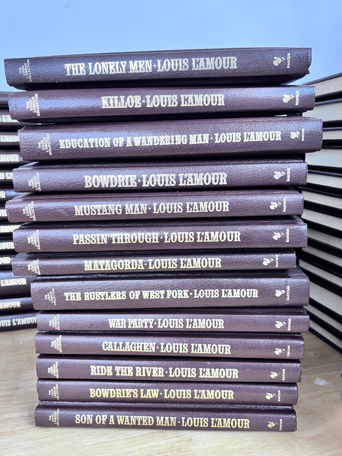 Louis L&rsquo;Amour Leatherette Hardcover Books (Sold Individually) Read description!!