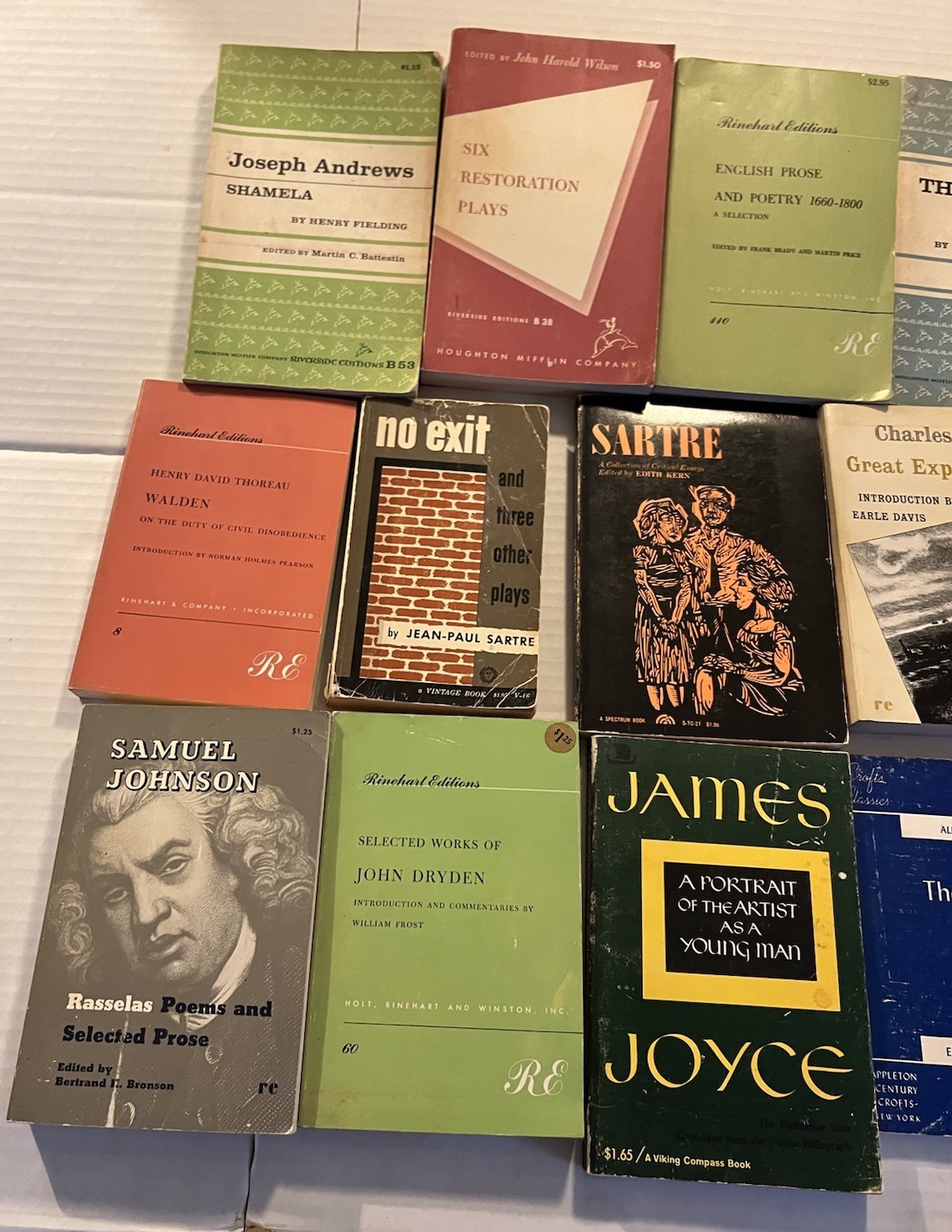Lot 17 Vintage 60&rsquo;s 70&rsquo;s Literature Classics Drama Novels Paperback Books Mix