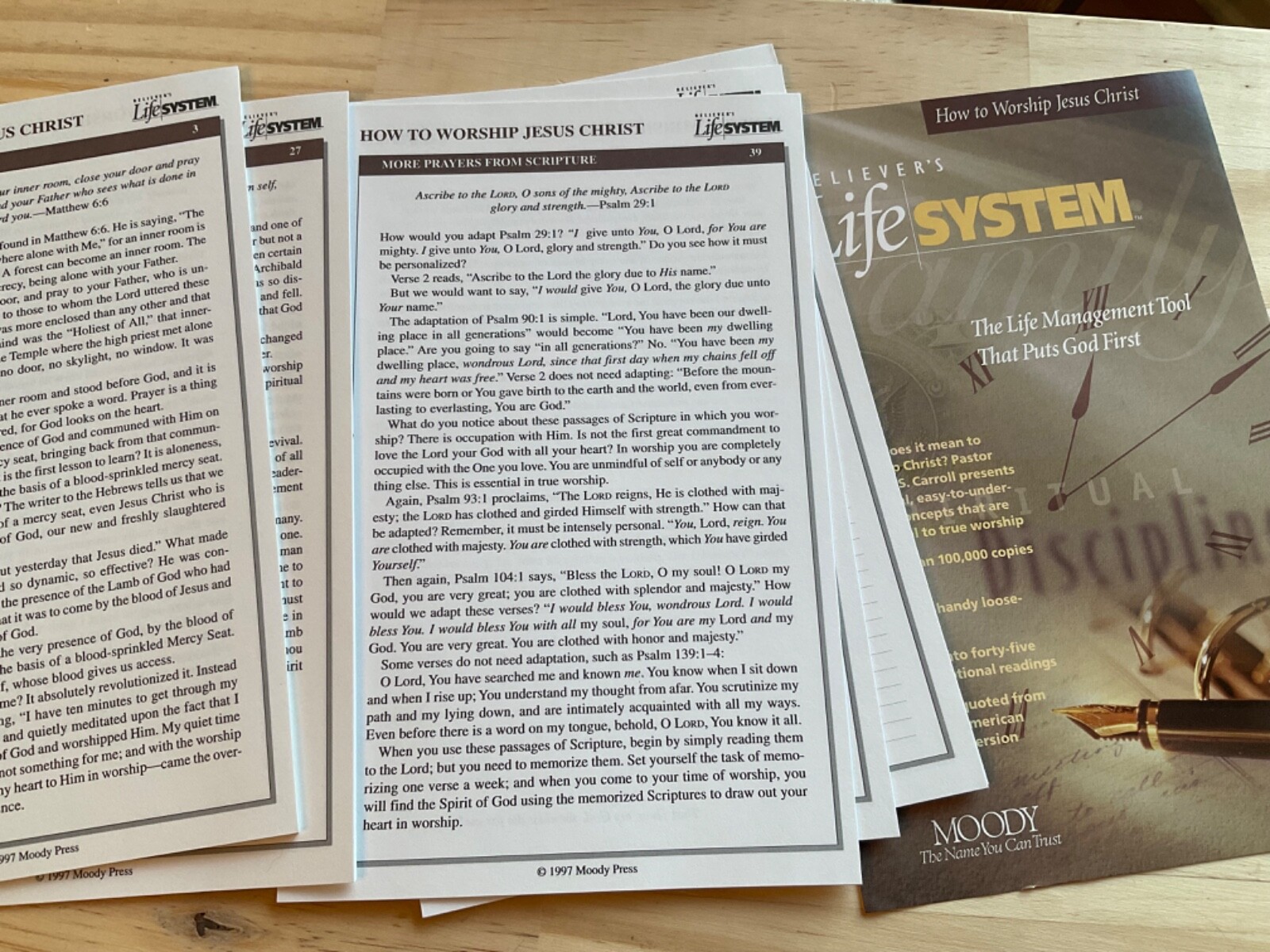 How to Worship Jesus Christ Believer&rsquo;s Life System Joseph Carroll SEALED