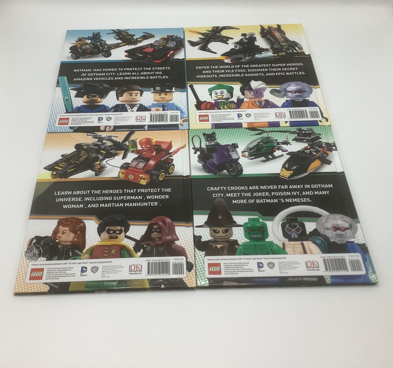 Lego / DC Comics-Super Heroes Collection-Set of 10 Hardback Books-2016-EXCELLENT