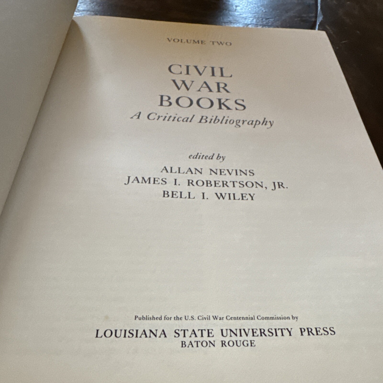 Vintage 2 Civil War Books A Critical Bibliography Volumes I &II Robertson Nevins