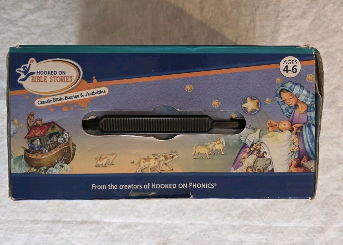 Hooked on Bible Stories:Classic Bible Stories & Activities:Ages 4-6 New Open Box
