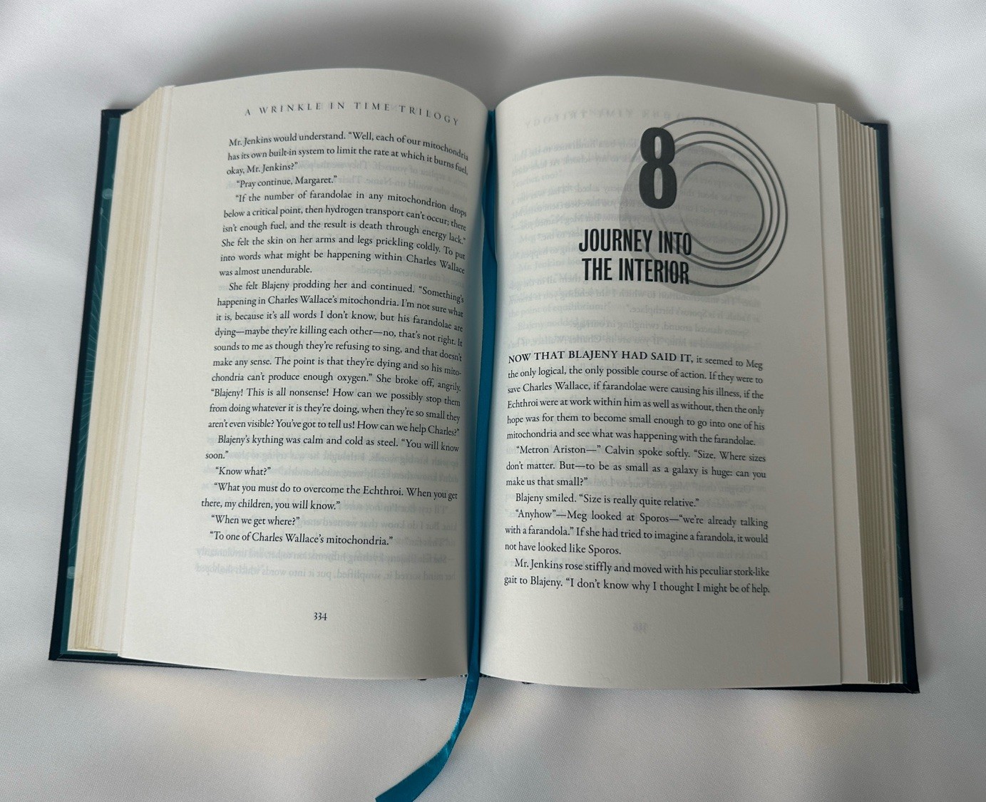 A Wrinkle in Time Trilogy Hardcover by Madeleine L&rsquo;Engle Fantasy Ribbon Bookmark