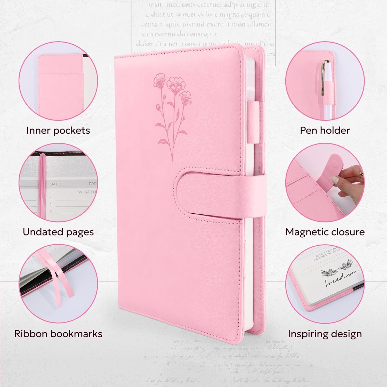 Inspirational Christian Women&rsquo;s Prayer Journal – 190 Pages, Water-Resistant