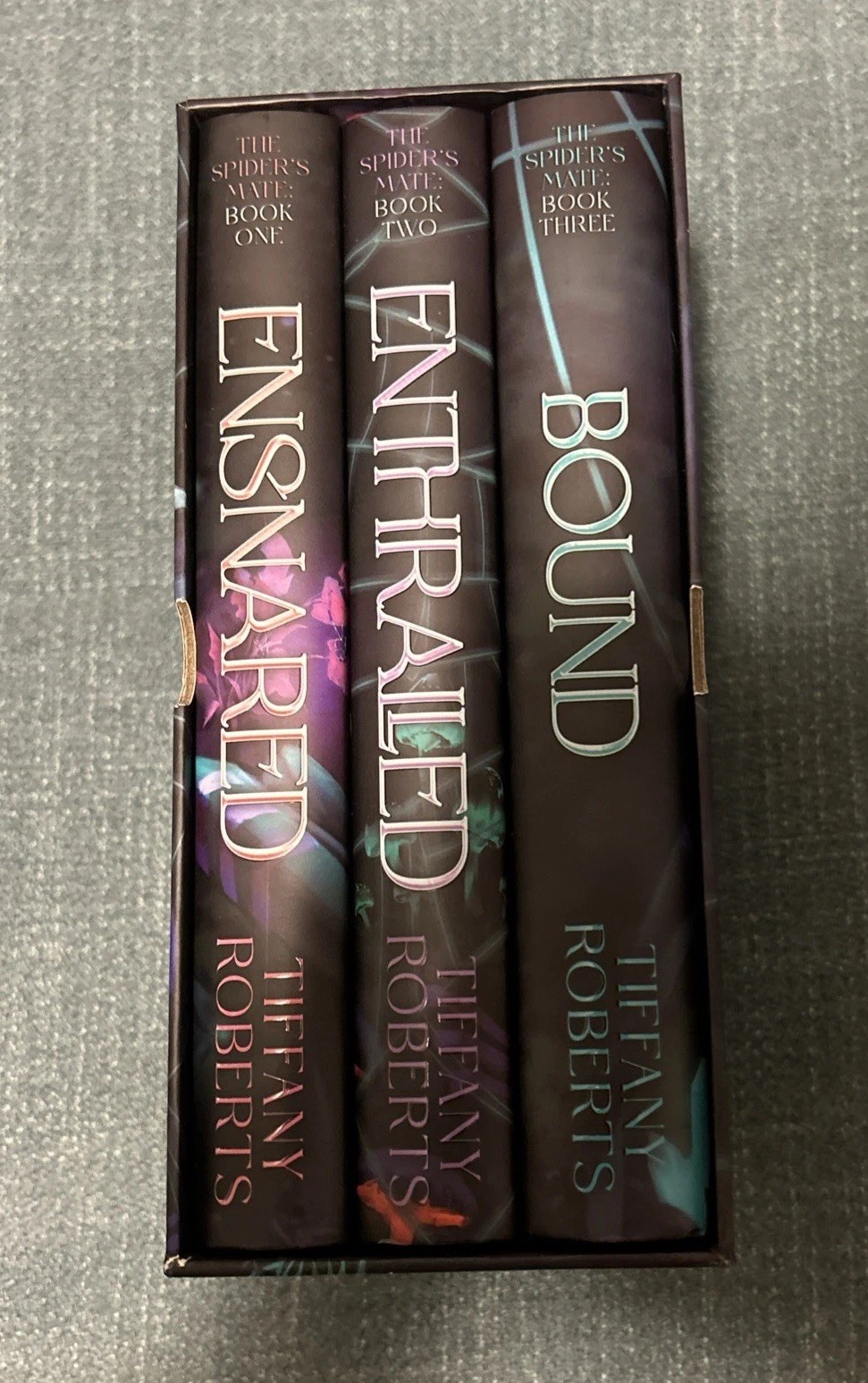 FaeCrate Spider&rsquo;s Mate Trilogy Signed Gilded Edges Embossed Slip Case