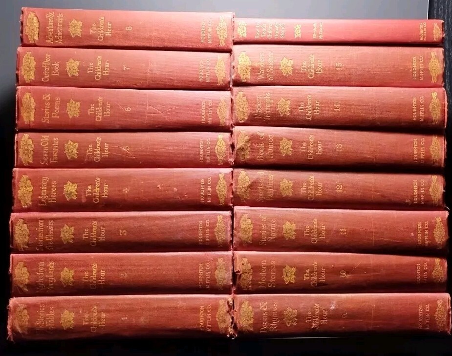 The Children&rsquo;s Hour 16-Vol Set Houghton Mifflin Vintage Children&rsquo;s Literature 19
