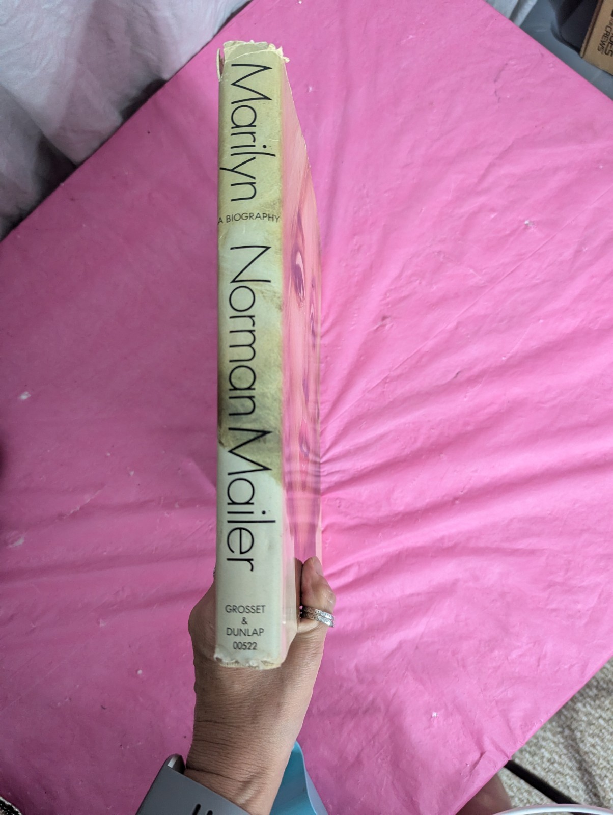 Marilyn Monroe Biography by Norman Mailer 1973 hardcover book illustrated photos