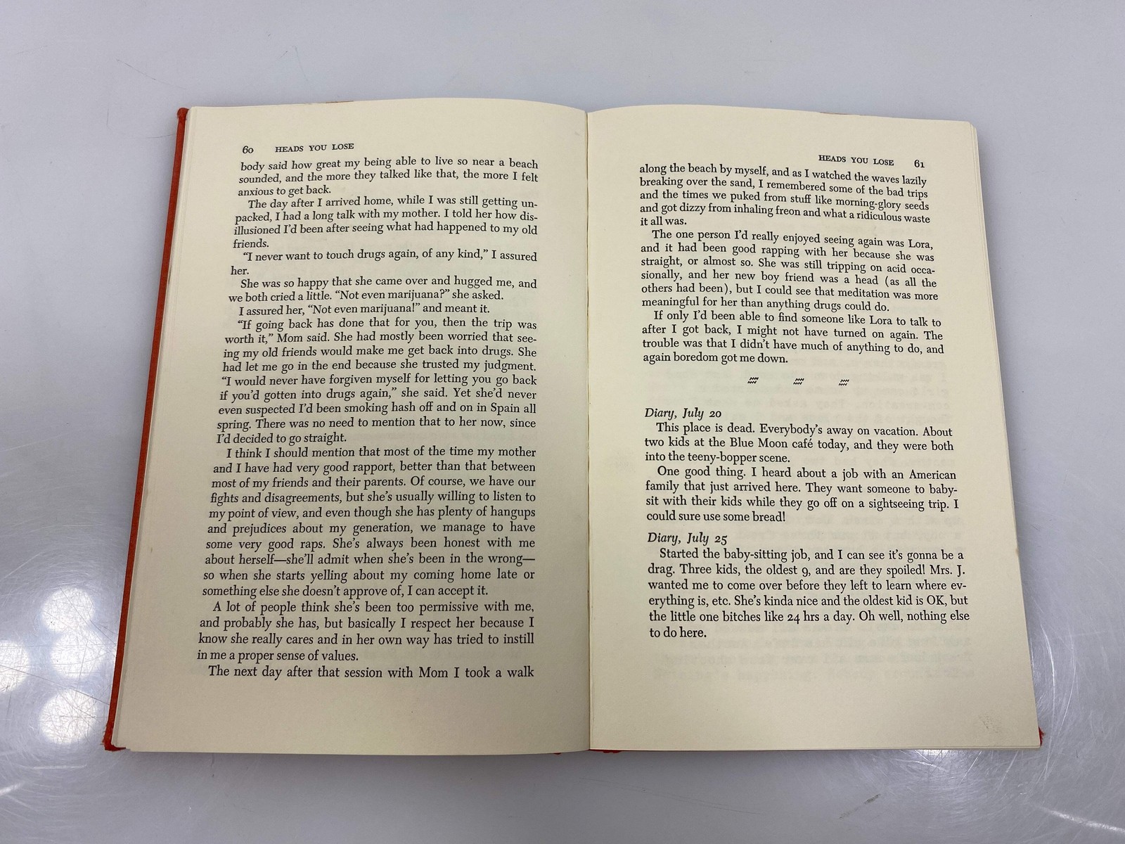 Heads You Loose by Pamela Hall Ex-library 1971 HC