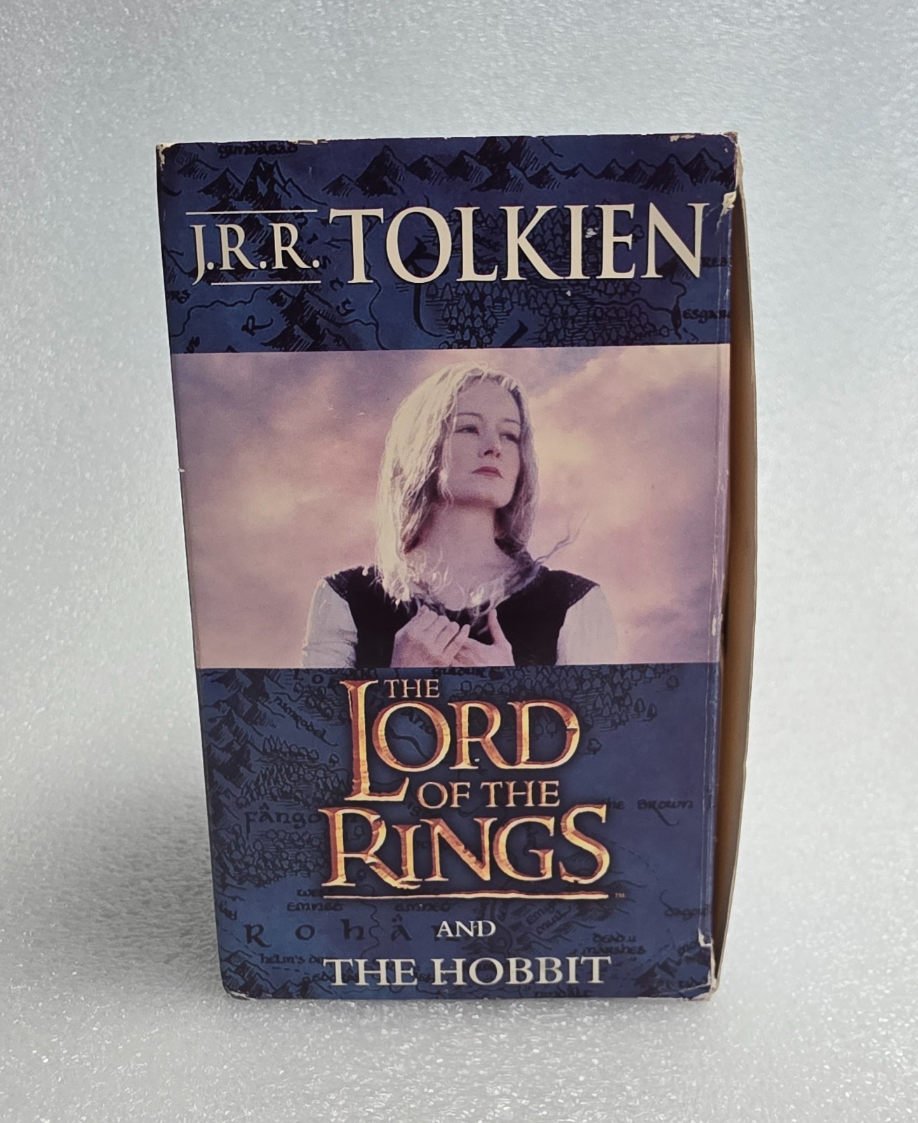 J.R.R. Tolkien Hobbit & Lord of the Rings 4 Book Box Set Del Rey Paperback LOTR