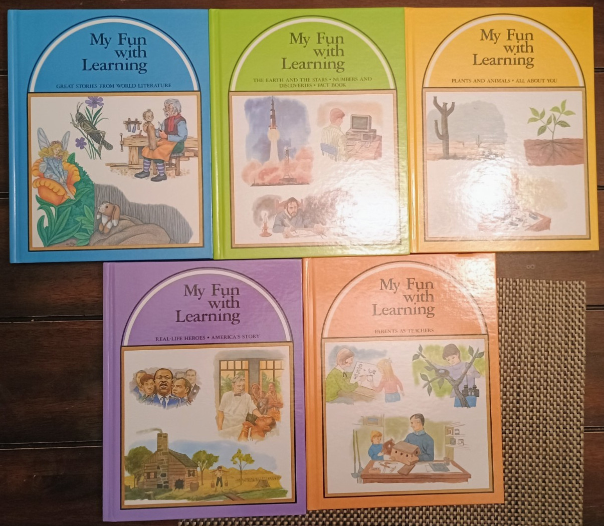 *1989* 🏫Southwestern My Fun With Learning Book Set 1-5 Hardcover VG 📚
