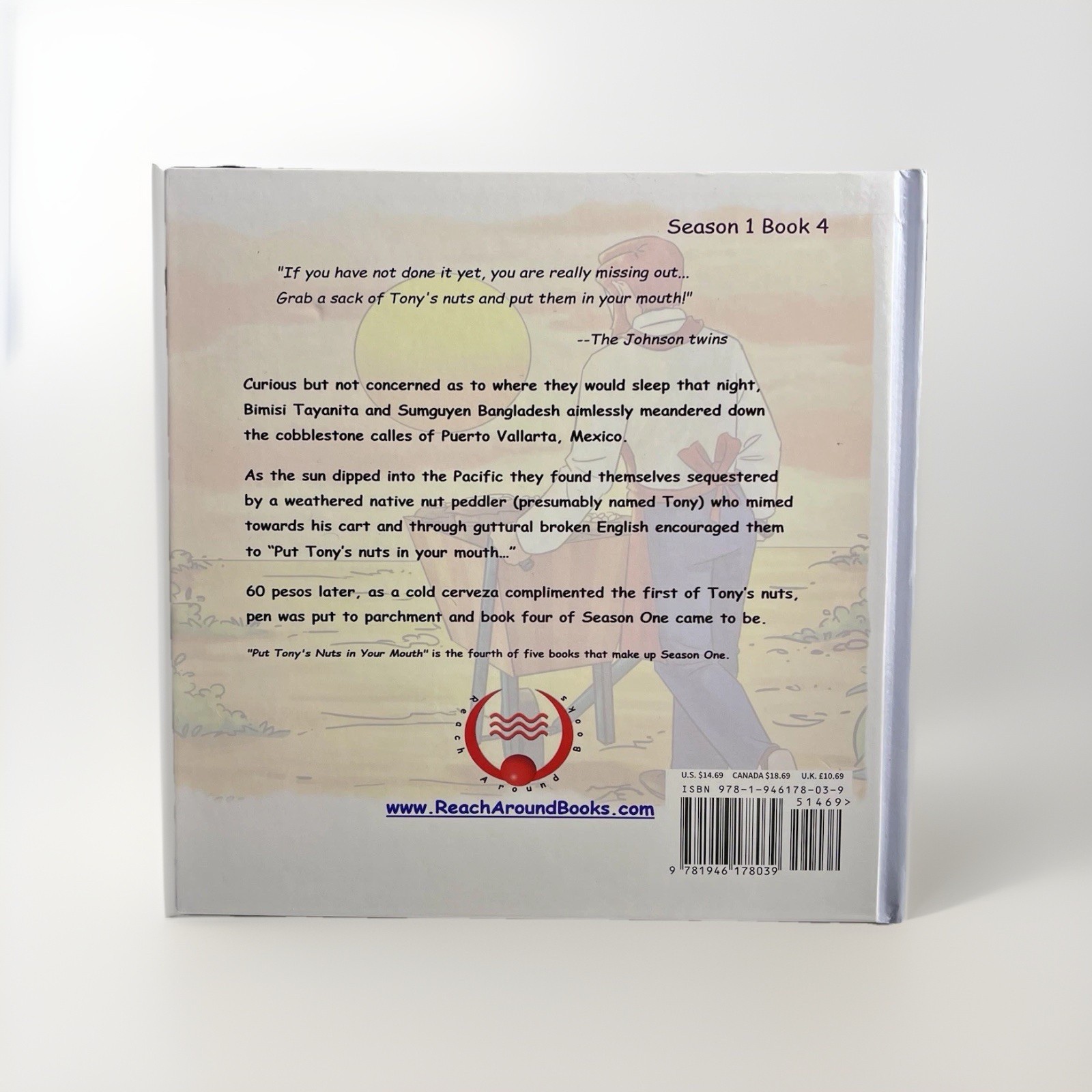 REACH AROUND BOOKS- Put Tony&rsquo;s Nuts In Your Mouth! (SEASON 1-BOOK 4)