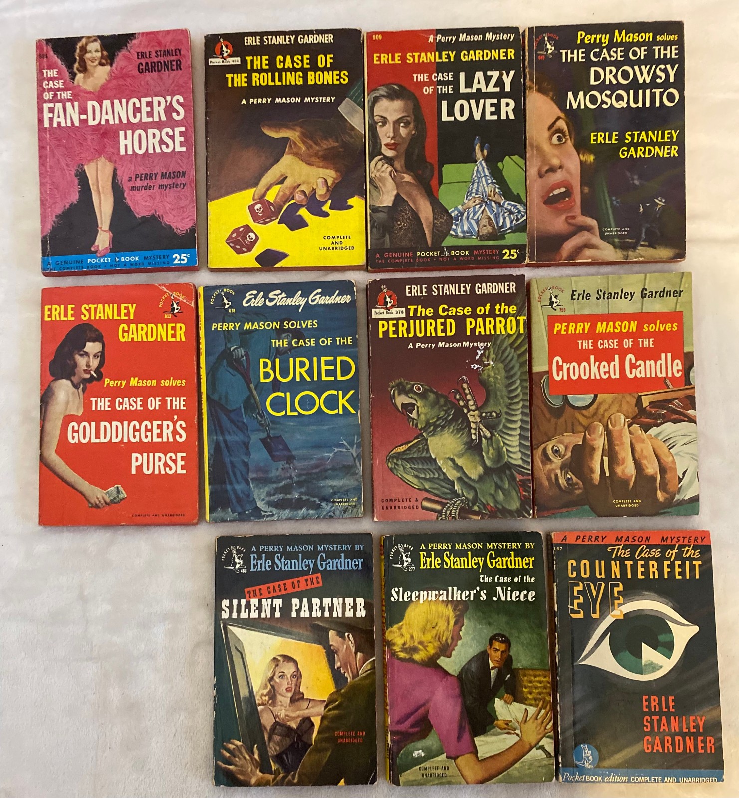 Perry Mason Erle S. Gardner BUY AS MANY VGOOD 1940&rsquo;s PB & GET $5 SHIPPING #8VG