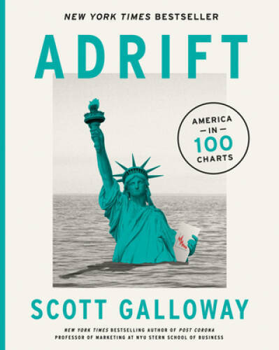 Adrift: America in 100 Charts – Hardcover By Galloway, Scott – ACCEPTABLE