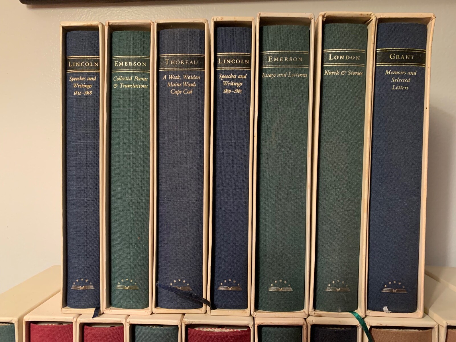 The Library Of America Books Slipcovers Lot Of 17 Mixed Authors Classics History
