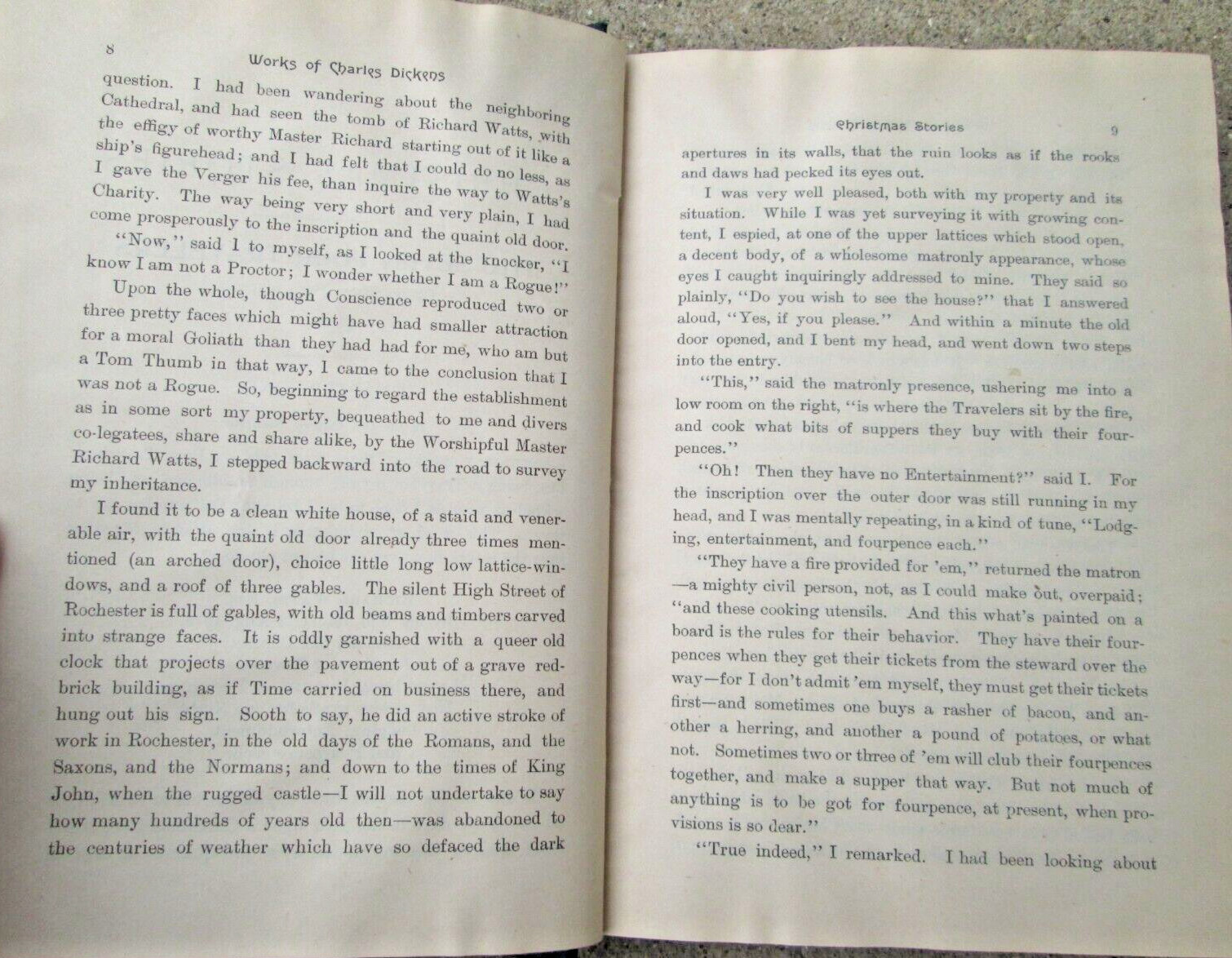 The Works Of Charles Dickens Volume 29 Christmas Stories HC 1890&rsquo;s?