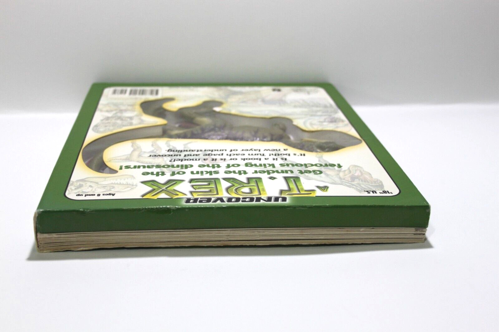 Uncover T- Rex Board Book Dennis Schatz 3D Dinosaur Bones Tyrannosaurus Kids