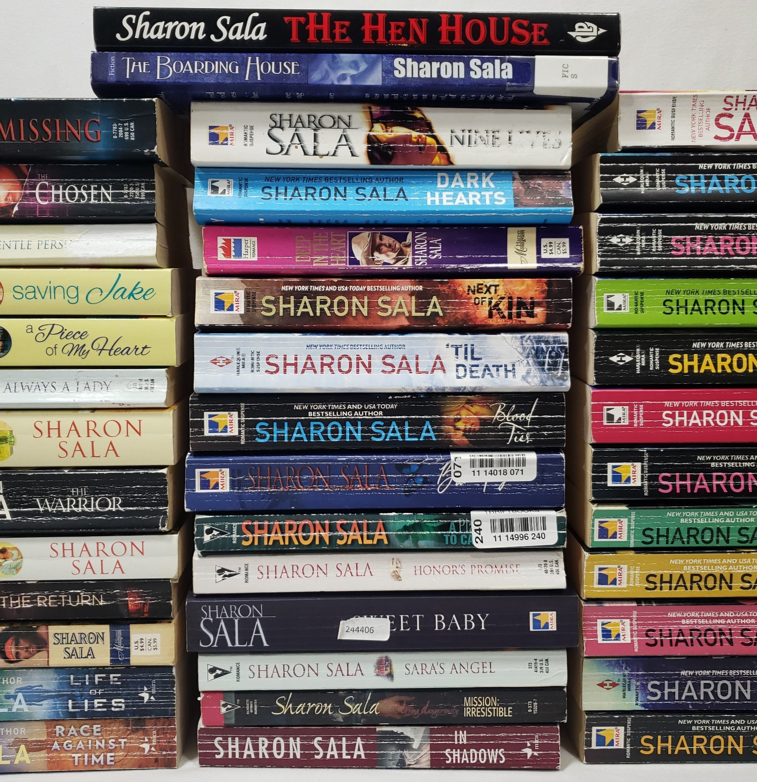Sharon Sala Books Lot Of 40 Romantic Suspense Novels Romance Mystery Big Bundle